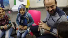 Kinan Azmeh in the Syrian refugee camp